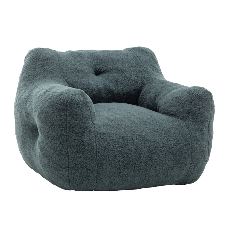 Bean Bag Chair, Light Green Teddy