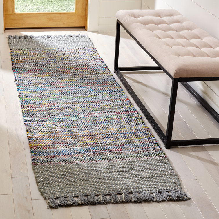 Ekaterina Hand Woven Cotton Abstract Rug