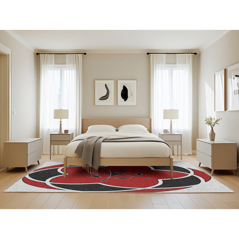 Tapis rouge Brunhilde, Rectangle 5 pi x 8 pi