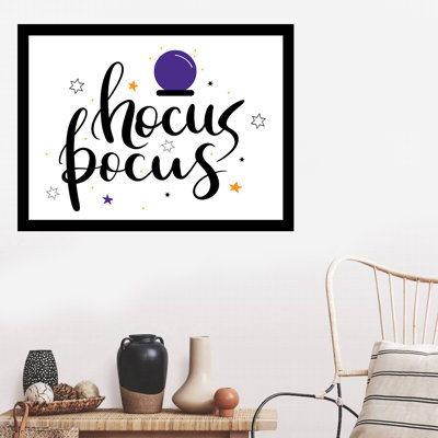 Hocus Pocus - Art textuel avec cadre photo