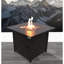 Foyer de table en acier au propane / gaz naturel H 25 po x l 30 po