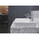 Vox® Vitreous China Rectangular Vessel Bathroom Sink with Overflow