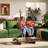 Merchelle 103' Wide Reversible Modern Modular Sectional Sofa With Storage Ottoman -Premium Chenille Fabric-832001663-813780999
