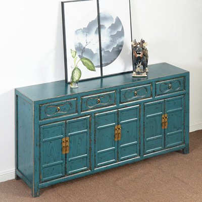 European-style retro minimalist sideboard