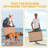 Adjustable Outdoor Folding Tanning Chair Portable Beach Lounger with 5 Back Position-109746281