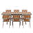 Experience Outdoor Dining Freedom With A Flexible Set Including Six Chairs And A Table That Extends From 62.9 To 82.6 Inches For Personalized Arrangements-1501257990