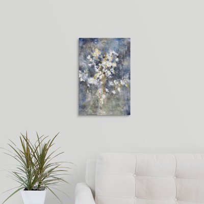 " Floral Nocturne II " by Rikki Drotar Watercolor and Acrylic Painting