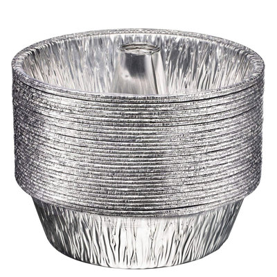 Disposable Aluminum 8" Angel Tube Foil Pan