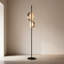 Lampe sur pied en métal et marbre Minimalist Modern