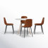 Jordan 4 - Person Four Leg Dining Set