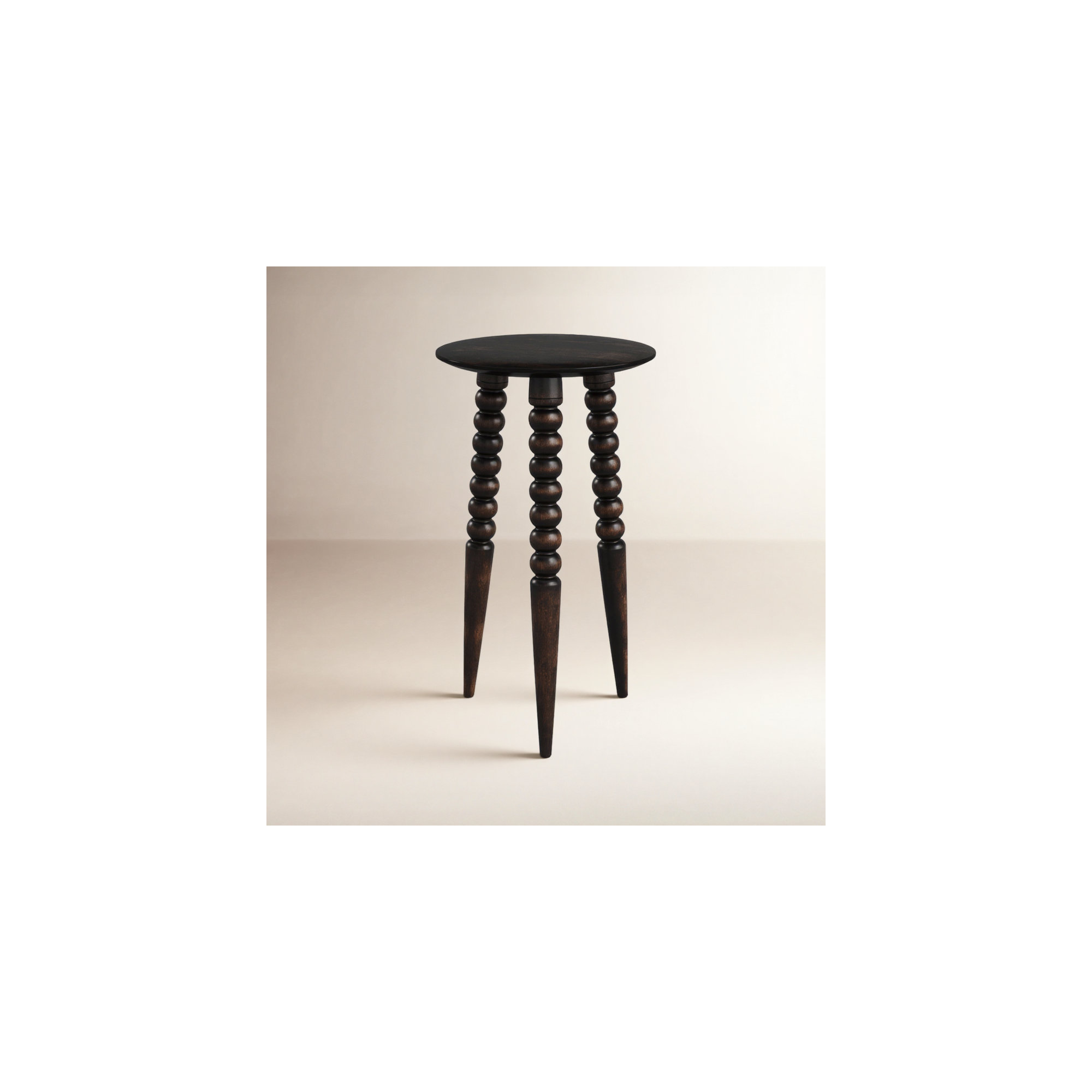 Lessing End Table, Dark Chocolate