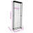 108 Bottle Solid Wood Wine Bottle Rack in Black
