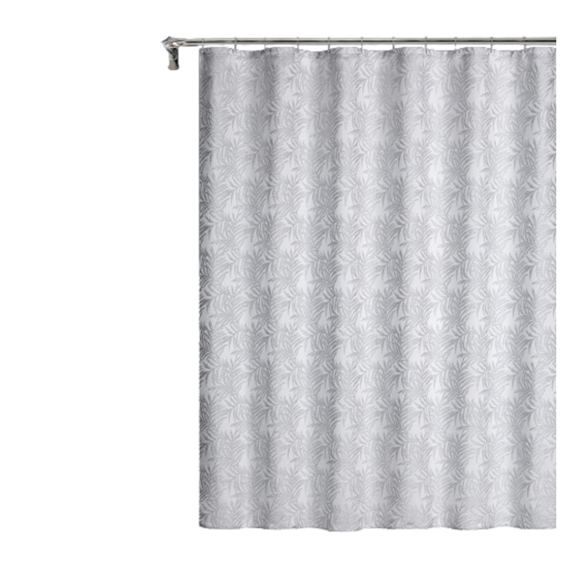 Percey polyester floral simple, Argent