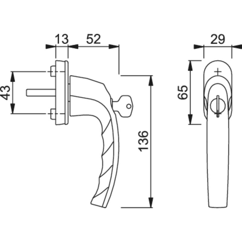 Atlant Door accessory, Silver