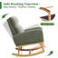 Fauteuil à bascule en bois massif-501314444