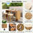5 Pieces Outdoor Bar Set Included 1 Height Table & Four Stools With Cushions
