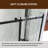 60" W X 72" H Single Sliding Semi-Frameless Shower Door With Clear Tempered Glass-109692704