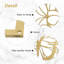 Décoration murale en métal papillon et fleurs, décoration murale abstraite moderne minimaliste-94208049-94208050