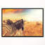«Zebras Herd in Field at Sunset», art africain-26687840-35062529