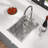 15" L x 20" W Drop-In Kitchen Bar Sink Single Bowl Stainless Steel Kitchen Sink with One Faucet Hole-124212253-124212256