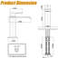 Robinet de salle de bain cascade à poignée simple 2Pack - Robinet de lavabo avec plaque de pont et bonde escamotable-113959437