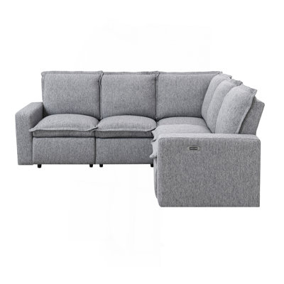Fauteuil de cinéma inclinable électrique avec siège USB pour salon