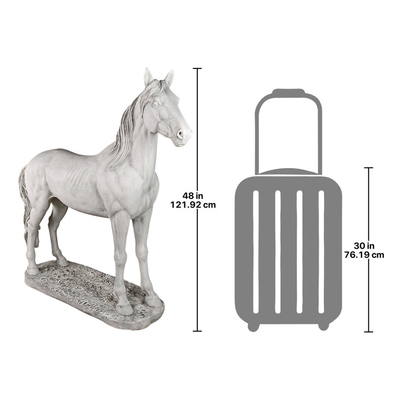 Statue de cheval majestueux