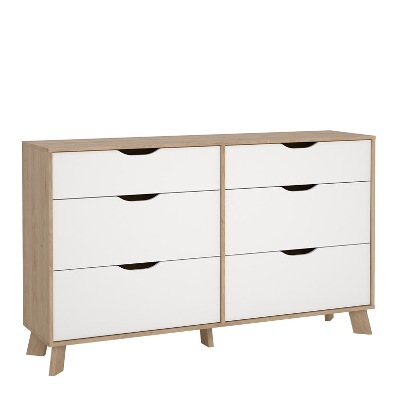 Rehansh 155.7cm W 6 - Drawer Chest of Drawers