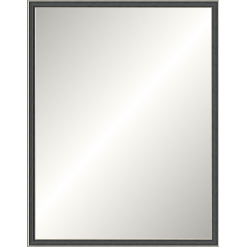 Silver Rustic Mirror, Medium rectangle