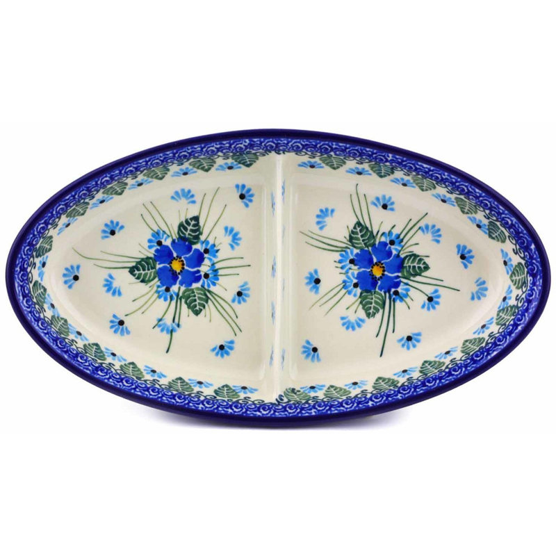 Polmedia Divided Serving Dish
