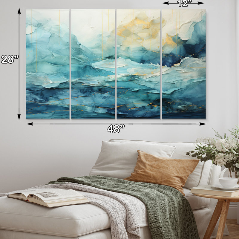 Pétrie sur toile, reproduction de 4 pièces
