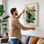Tropical Toucan Study Botanical - Wrapped Canvas-1406930016-1406930040