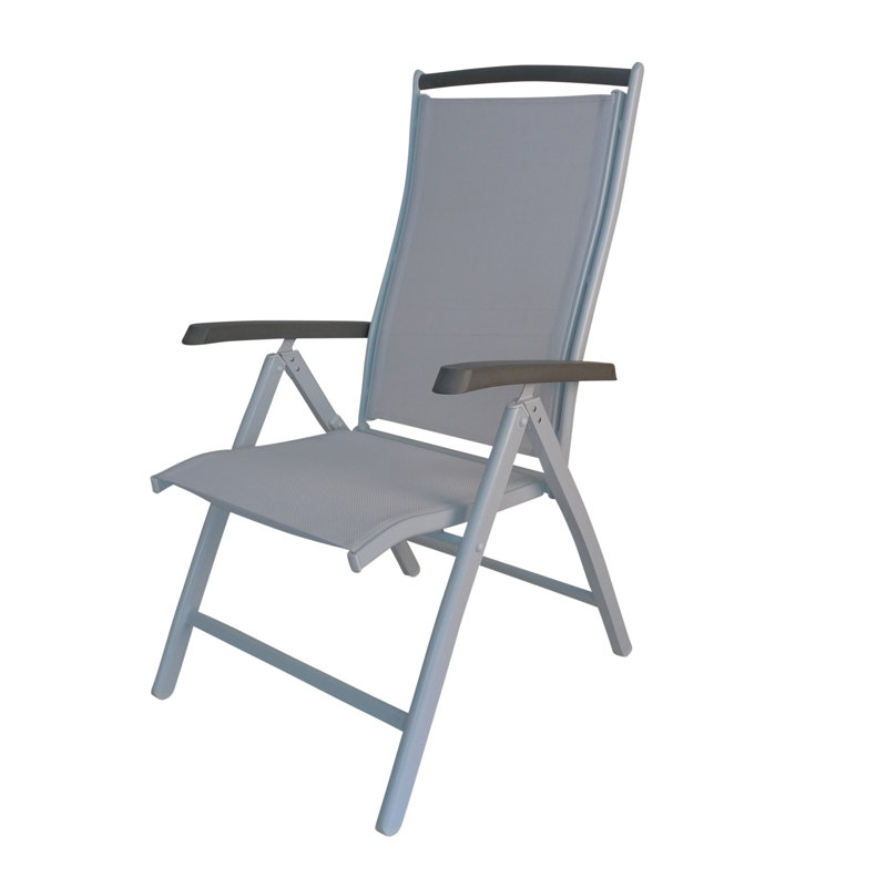 Jayesh Patio Dining Armchair with Cushion, White