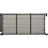 Outdoor Grill Cart With Exterior, - Wood Tabletop, Foldable Design, Spice , Wine Rack, Lockable Wheels, Grey 52.8"w Weather , Table, Desktop, Multiple Storage Spaces, Accessories