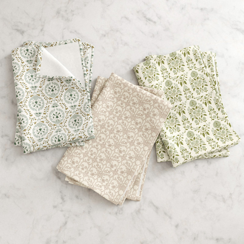 Torchon en coton, Taupe