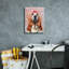 «Flower Crown Basset Hound» par Furbaby Affiliates, art mural sur toile-704387830