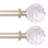 Marun Adjustable Overall Width x 0.75'' Diameter Single Curtain Rod-1193052043-1193811337