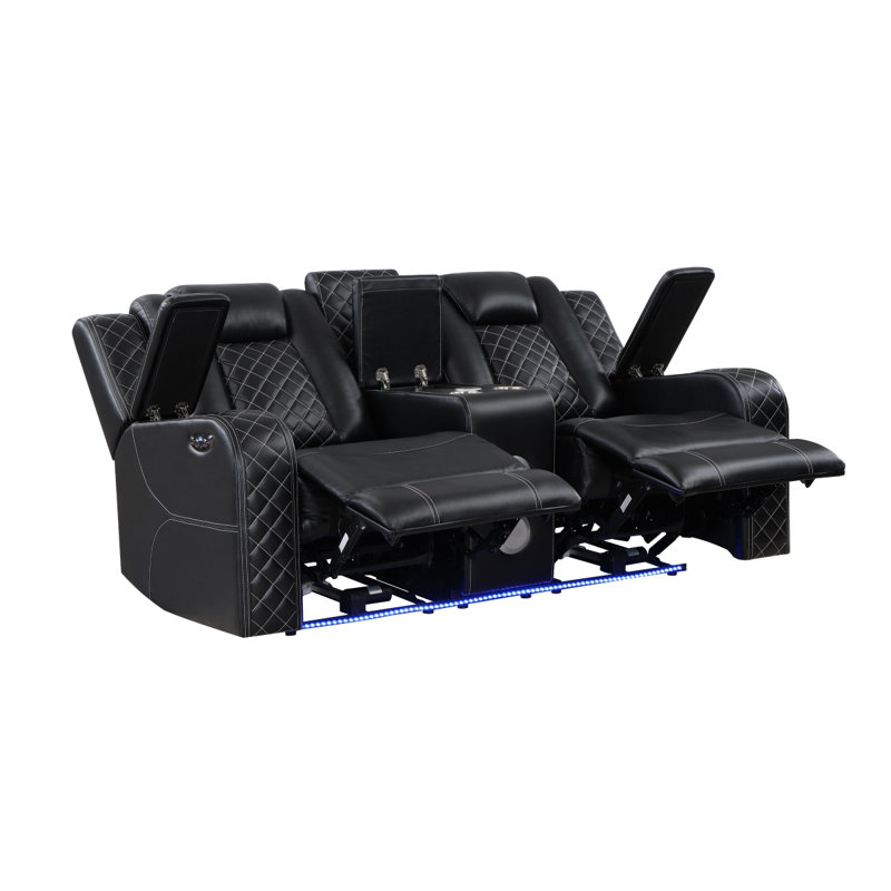 Causeuse inclinable Radiant Power, Noir