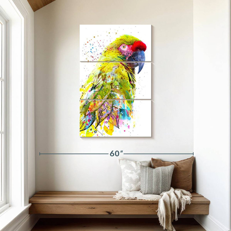 Brampt Stunning Safari Bird, 45" H x 28" W