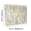 Tulum Khaki Surreal Shapes Wallpaper-1021068758