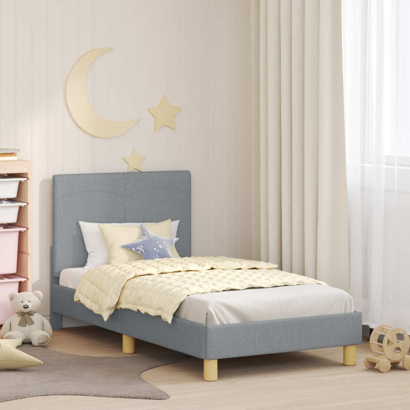 Bed Frame, Light Grey, European Toddler (80 x 160cm)