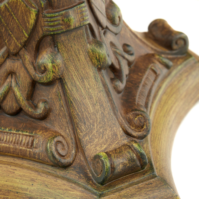 Ariana 26.75" Tan Tiffany Stained Glass Candlestick Table Lamp