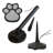 Solar Powered Paw Print Pathway Lights