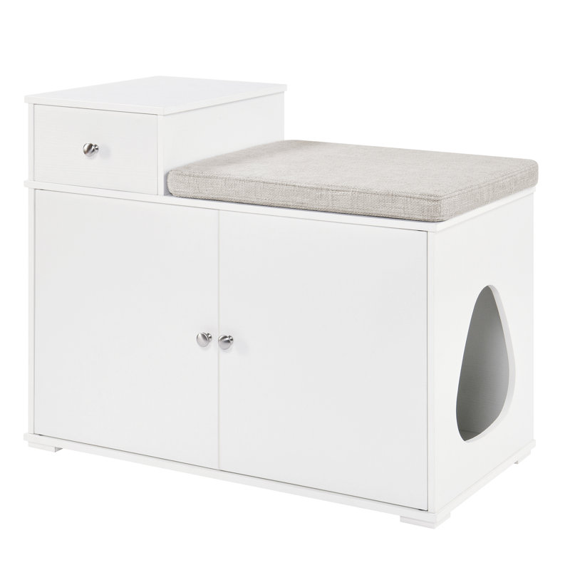 Enceinte de litière Durasoff, Blanc