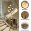 Lustre d'escalier 14 lumières en albâtre-359410727