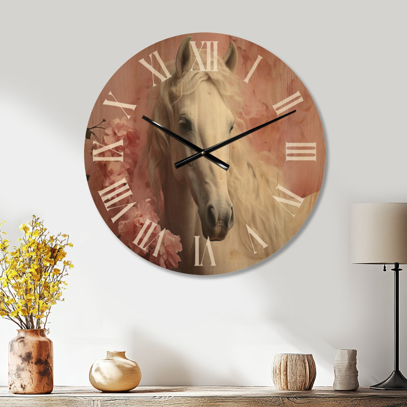 Horloge murale White Horse, Grand