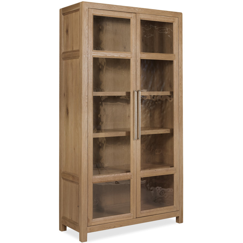 Driftwood Lighted Curio Cabinet, Natural