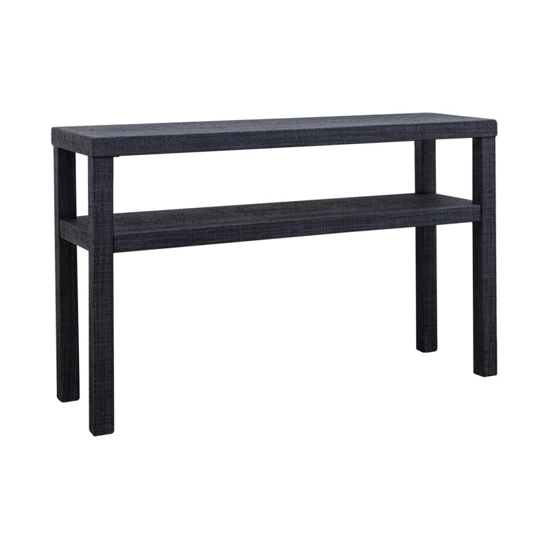 Console en raphia Gia de 47 po