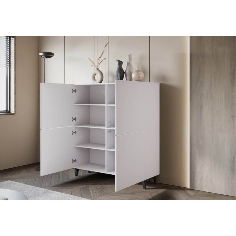 Highboard Accent Chest, White