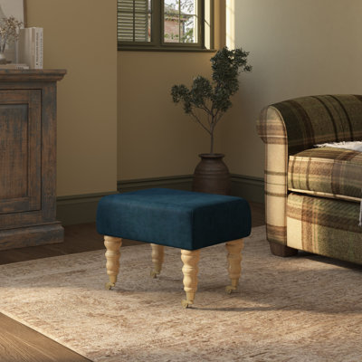 Autryville Wood Caster Leg - Fabric